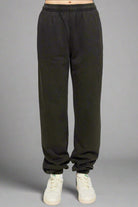 Samii Ryan Black Stone Wash Sweatpants Jogger Bottoms by Samii Ryan as seen on celebrities