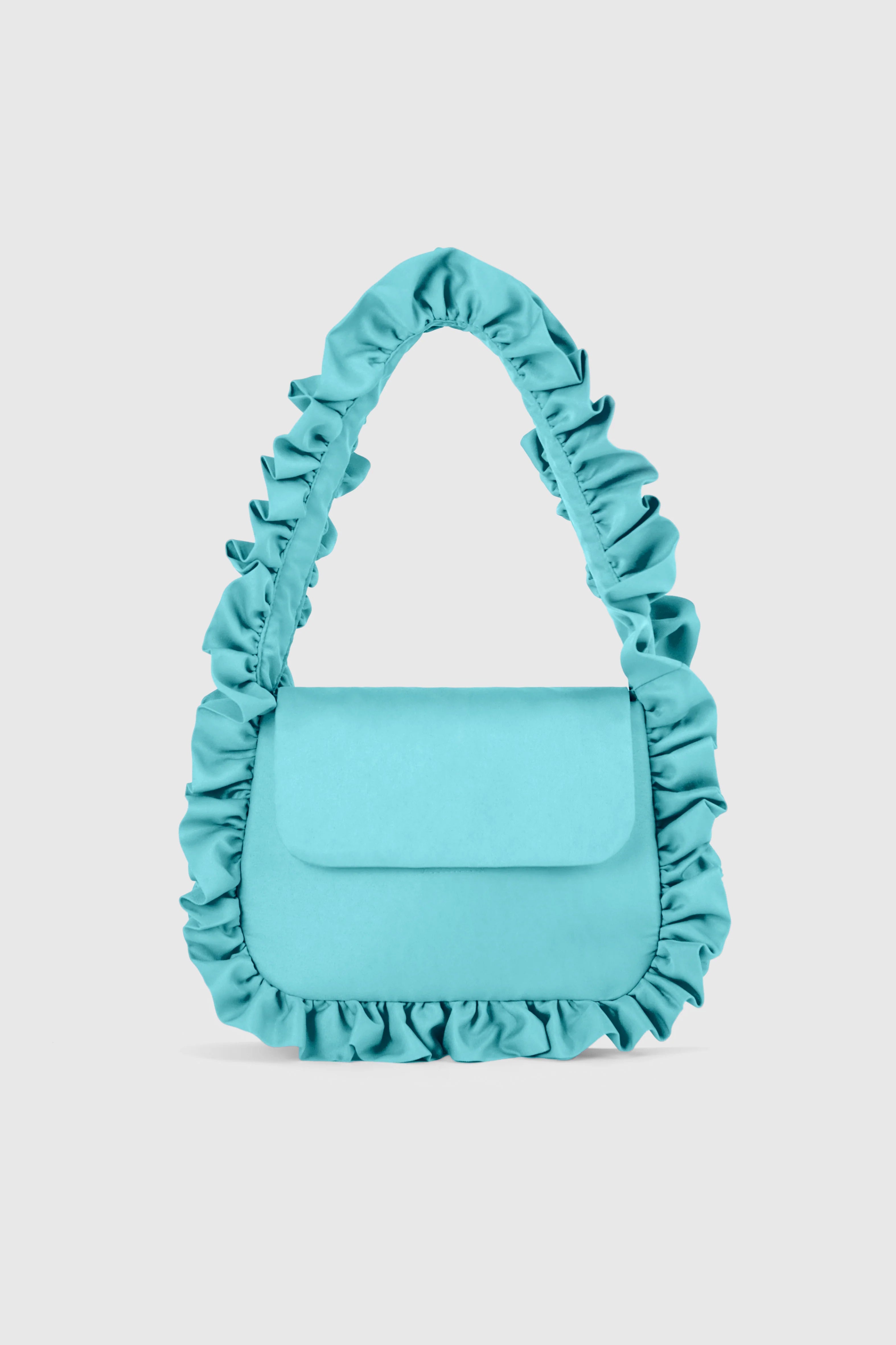 Baggy London Aqua Baguette Flap Bag | Spoiled Brat