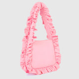 Baggy London Baby Pink Original Ruffle Bag