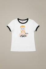 Barbie™ x Unique Vintage Barbie Icon Graphic Ringer Tee