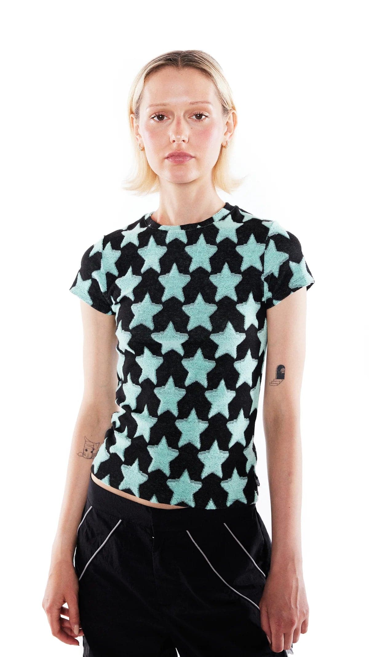 Shop Basic Pleasure Mode Basic Pleasure Mode Blueberry Star Tee online at Spoiled Brat