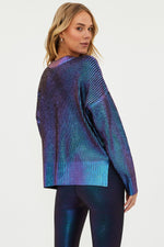 Shop Beach Riot Beach Riot Callie Galaxy Shine Sweater online at Spoiled Brat