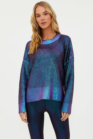 Beach Riot Callie Galaxy Shine Sweater