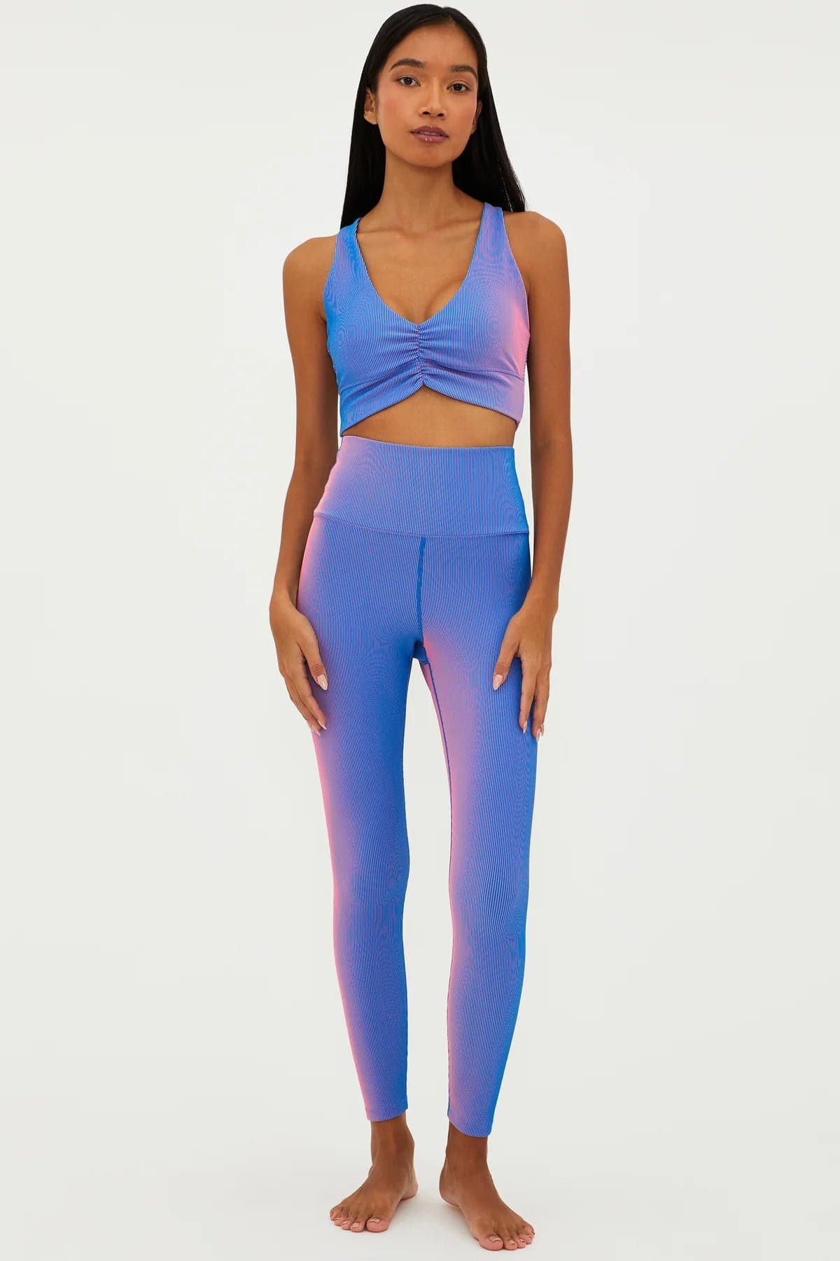 Shop Beach Riot Tayley Imperial Two Tone Rib Leggings Online – Spoiled Brat