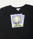 Beetlejuice X Unique Vintage Black Beetlejuice Polaroid Fitted Tee T-Shirt by Unique Vintage as seen on celebrities