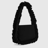 Baggy London Black Canvas Baguette Bag