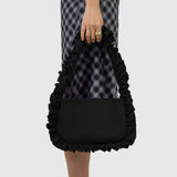 Baggy London Black Canvas Baguette Bag