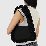Baggy London Black Canvas Baguette Bag
