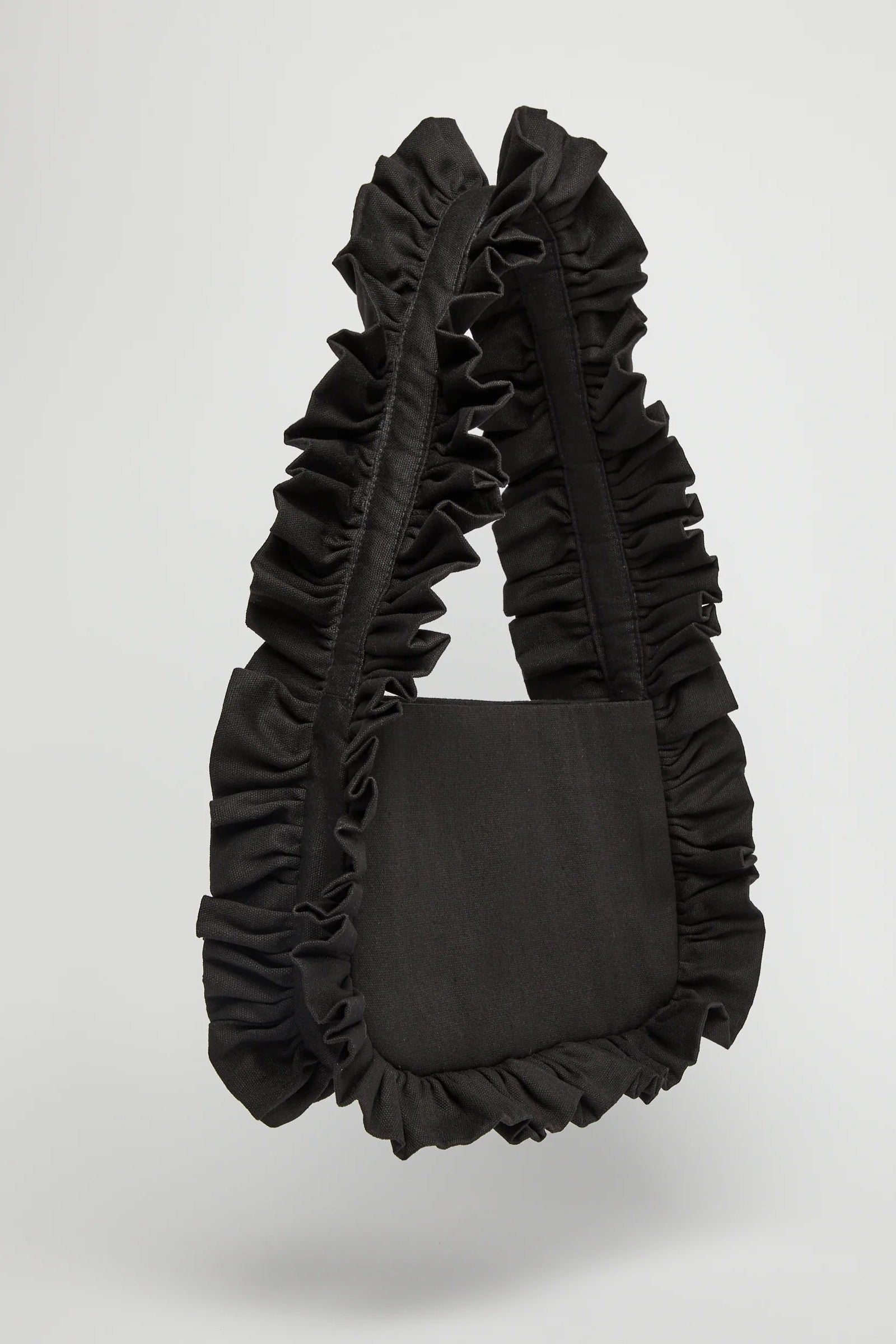 Baggy London Black Canvas Baguette Bag | Spoiled Brat