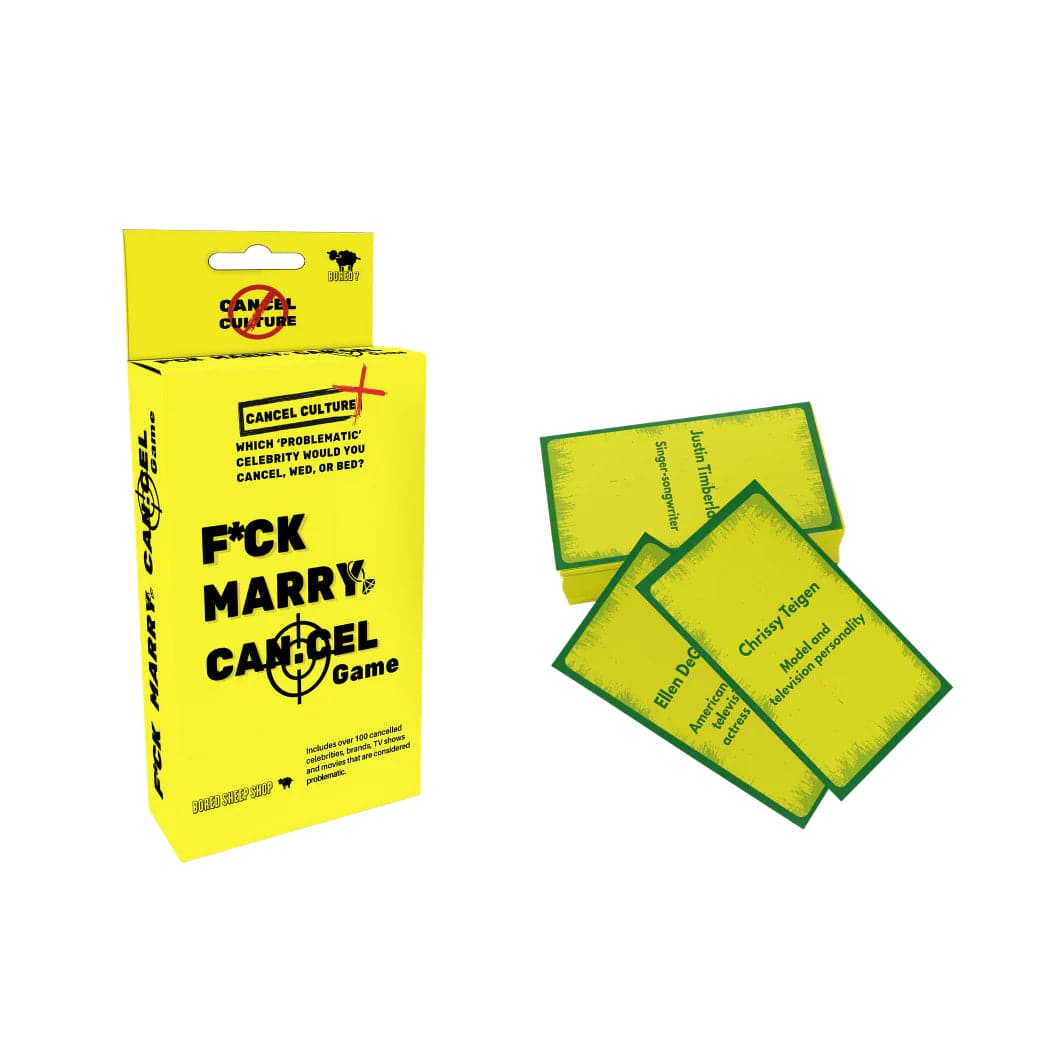 Bored Sheep F**K Marry Cancel Game Game by Bored Sheep as seen on celebrities