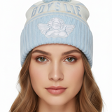 Boys Lie Girl Next Door Pom Pop Beanie