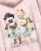 Boys Lie Let Love Guide My Way Rhinestone Racer Hoodie