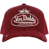 Boys Lie X Von Dutch Wine Y2K Trucker Hat - Spoiled Brat