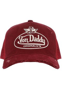 Boys Lie X Von Dutch Wine Y2K Trucker Hat - Spoiled Brat
