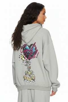 Boys Lie Cupids Club Harley Zip Up Sweater - Spoiled Brat