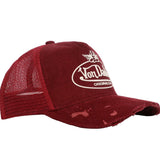 Boys Lie X Von Dutch Wine Y2K Trucker Hat - Spoiled Brat