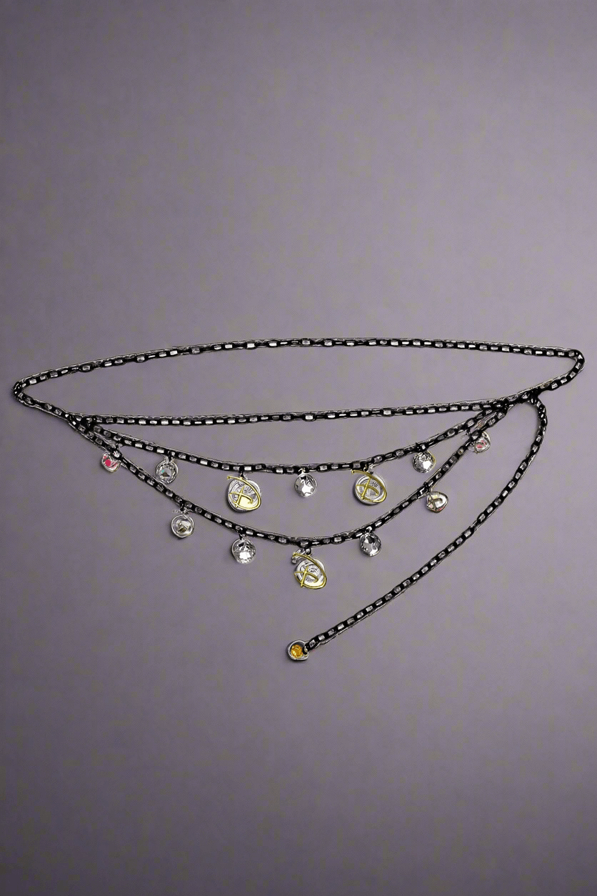 Buckle Down Products Disney Logo Charm Chain Belt Belt by Buckle Down Products as seen on celebrities