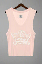 Boys Lie Please Stitch Me Up Randy Tank Top Tank Top by Boys Lie as seen on celebrities