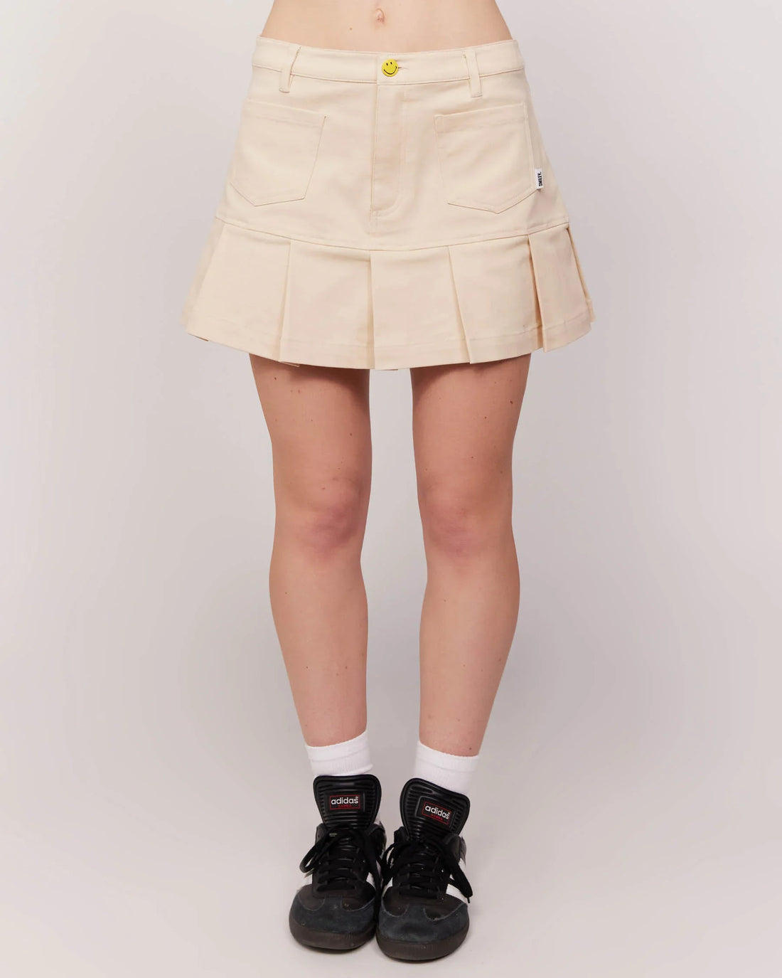 Shop Samii Ryan x SMILEY® Festival Mini Skirt - Premium Skirts from Samii Ryan Online now at Spoiled Brat 