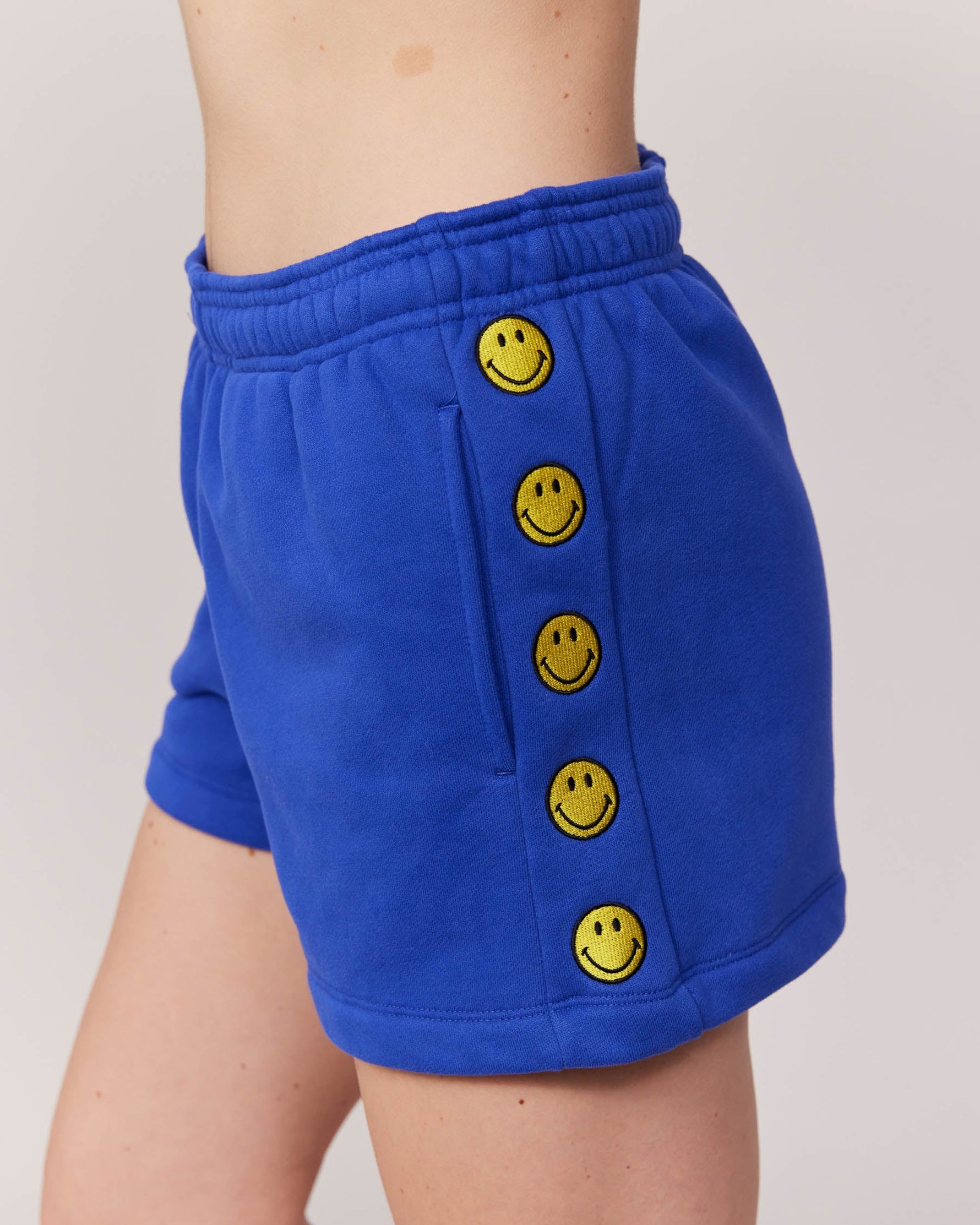 Shop Samii Ryan Samii Ryan x Smiley Chenille Sweater Shorts online at Spoiled Brat