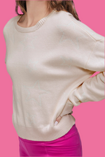 Shop Wildfox Wildfox Star Intarsia Knit Sweater online at Spoiled Brat