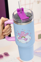 Care Bears 1200ml Insulated Cup and Straw Travel Mug by Paladone as seen on celebrities