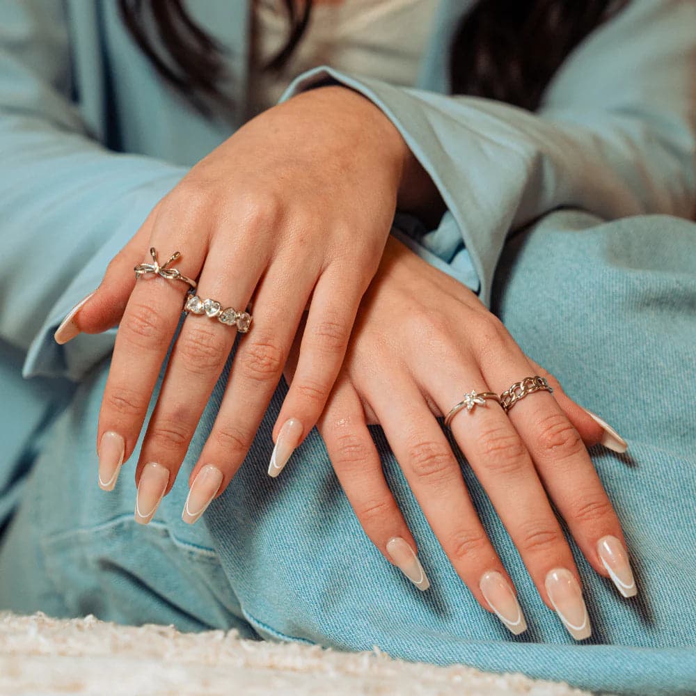 Shop Coconut Lane Coconut Lane The Silver Ring Bundle online at Spoiled Brat