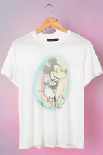 Shop Junk Food Junk Food Mickey Old School Spray Paint Vintage Tee online at Spoiled Brat