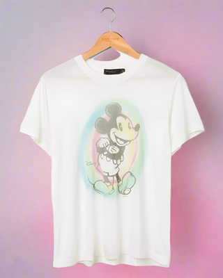 Junk Food Mickey Old School Spray Paint Vintage Tee