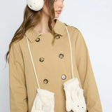 Daisy Street Miffy Cream Mitten Gloves
