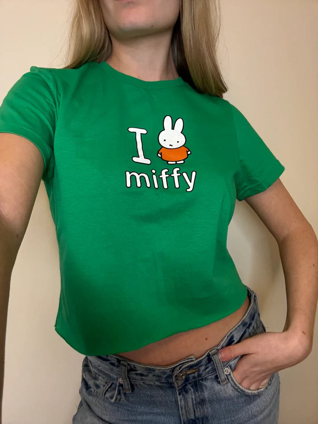 Shop Daisy Street Daisy Street x I Love Miffy Crop Tee online at Spoiled Brat