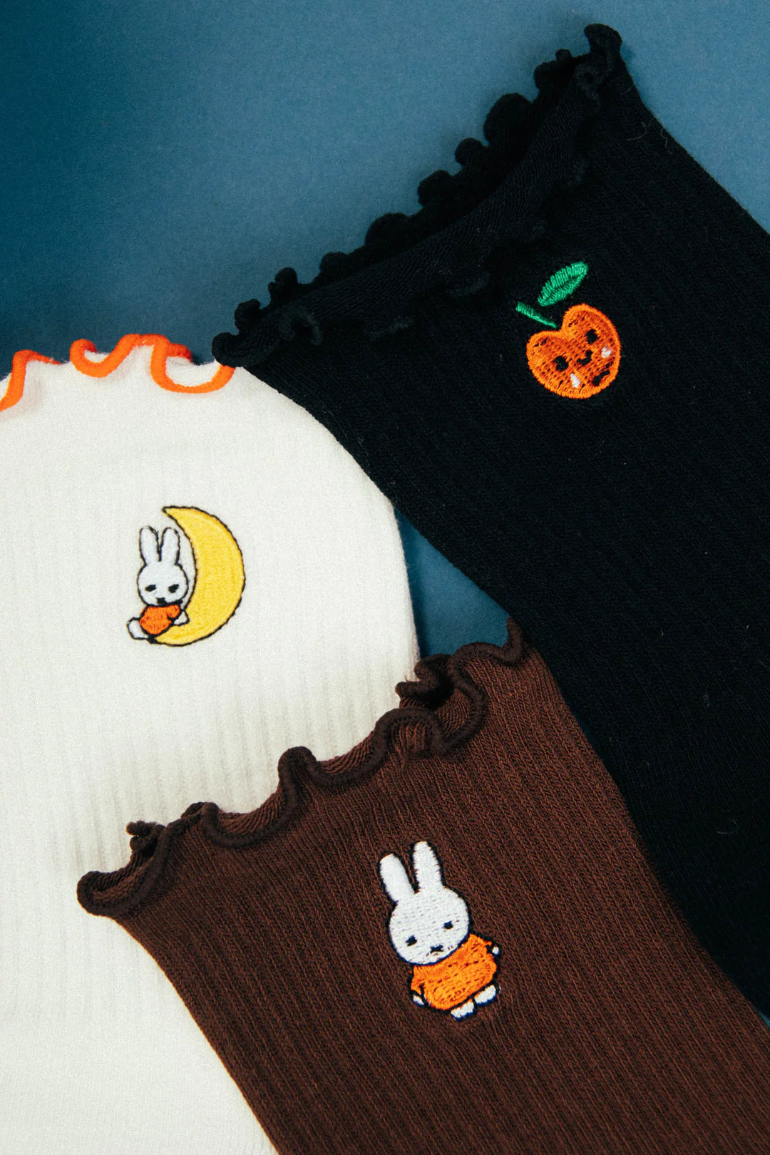 Daisy Street x Miffy 3 Pack Embroidered Socks