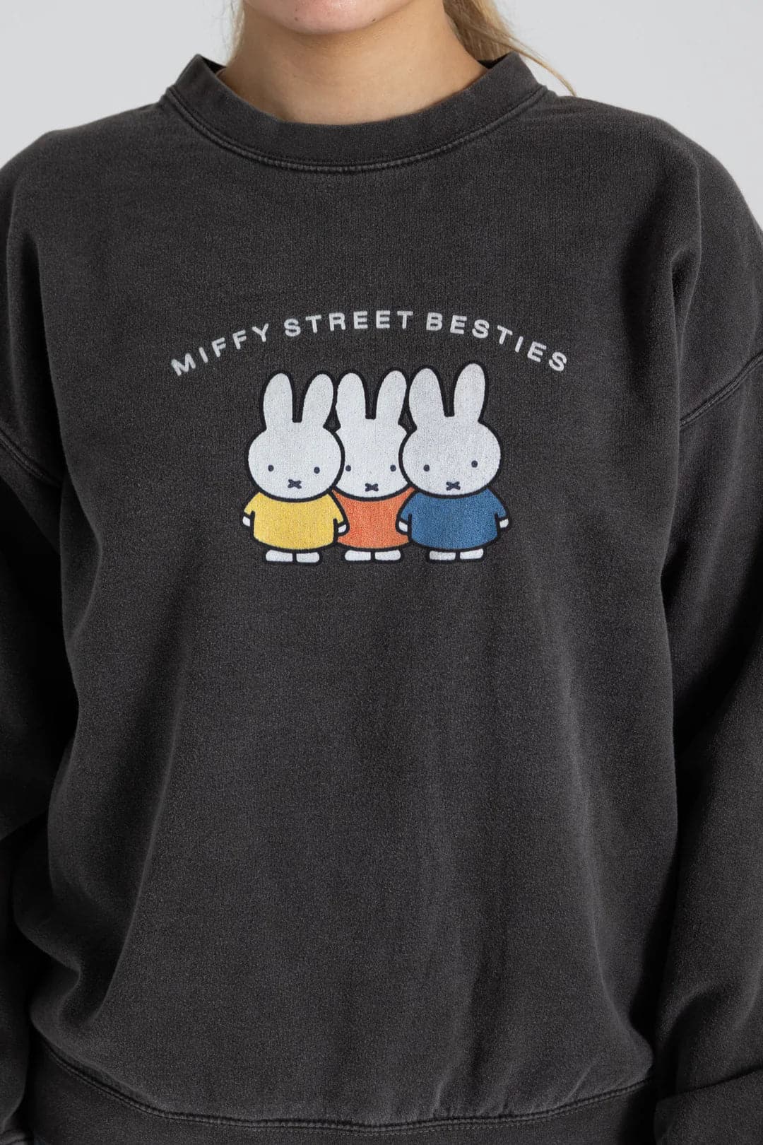 Shop Daisy Street Daisy Street x Miffy Street Besties Sweater as seen on HAYLEY TAMADDON online at Spoiled Brat