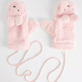 Daisy Street Miffy Pink Mitten Gloves