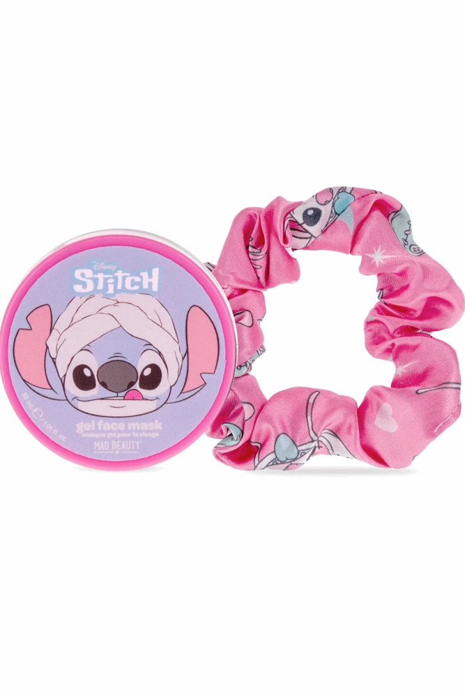 Disney Stitch Pamper Gel Face Mask & Scrunchie Duo