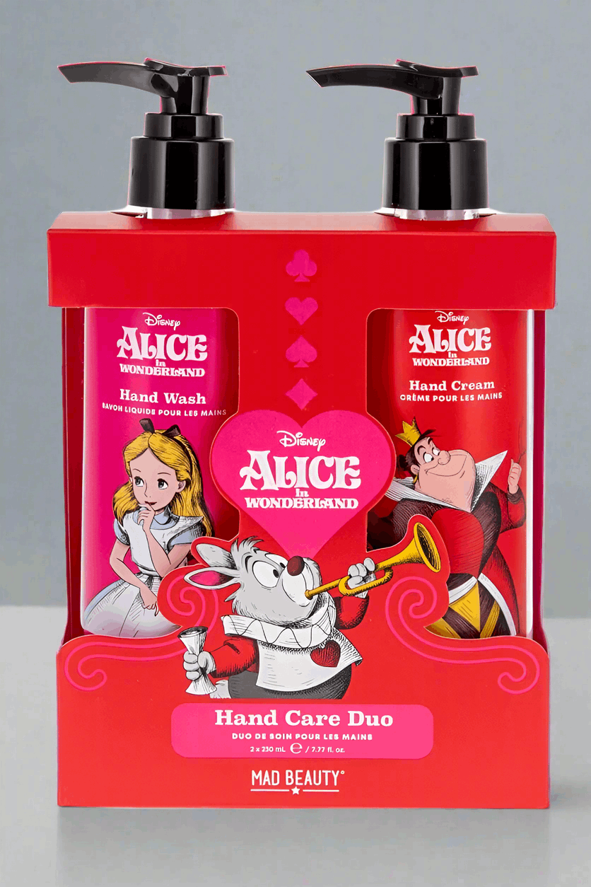 Disney Alice in Wonderland Hand Wash & Lotion Beauty Product by Mad Beauty as seen on celebrities