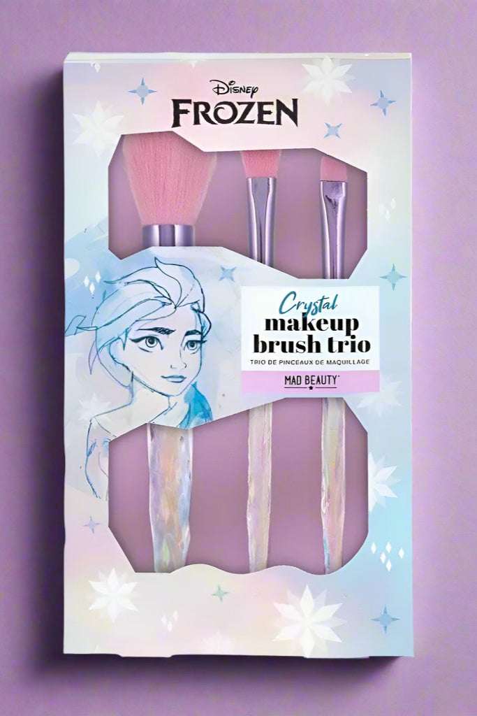 Disney Frozen Cosmetic Brush Trio Makeup Brushes by Mad Beauty as seen on celebrities