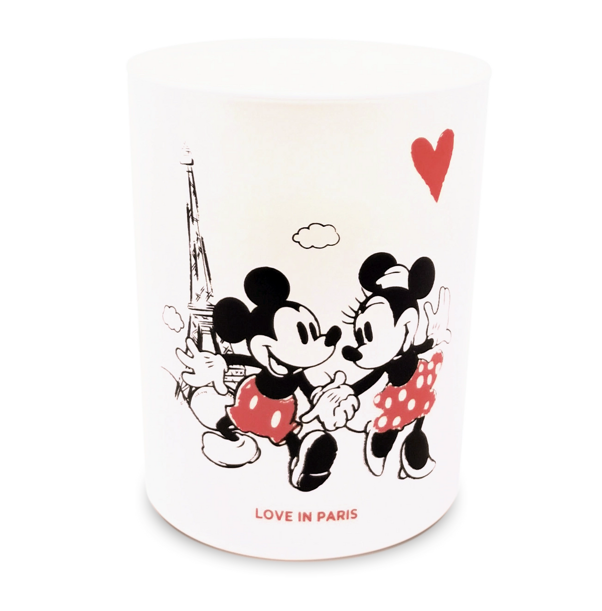 Shop Maison Francal Disney Mickey & Minnie Love in Paris Natural Scented Candle online at Spoiled Brat