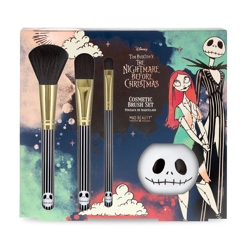 Shop Mad Beauty Disney Nightmare Before Christmas Cosmetic Brush Set & Holder online at Spoiled Brat