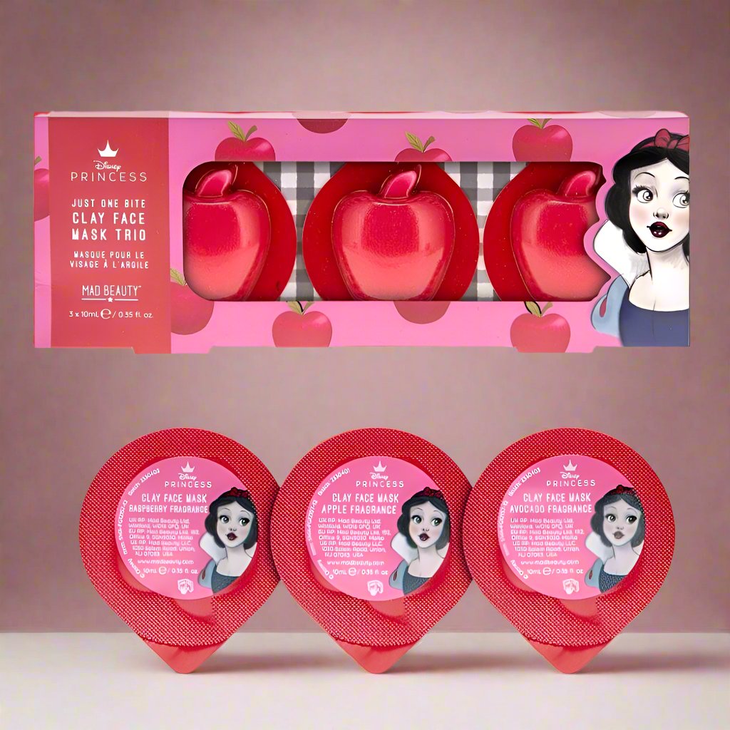 Shop Mad Beauty Disney Snow White Clay Mask Trio online at Spoiled Brat