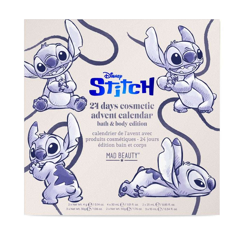 Disney Stitch Denim 24 Day Advent Advent Calendar by Mad Beauty as seen on celebrities