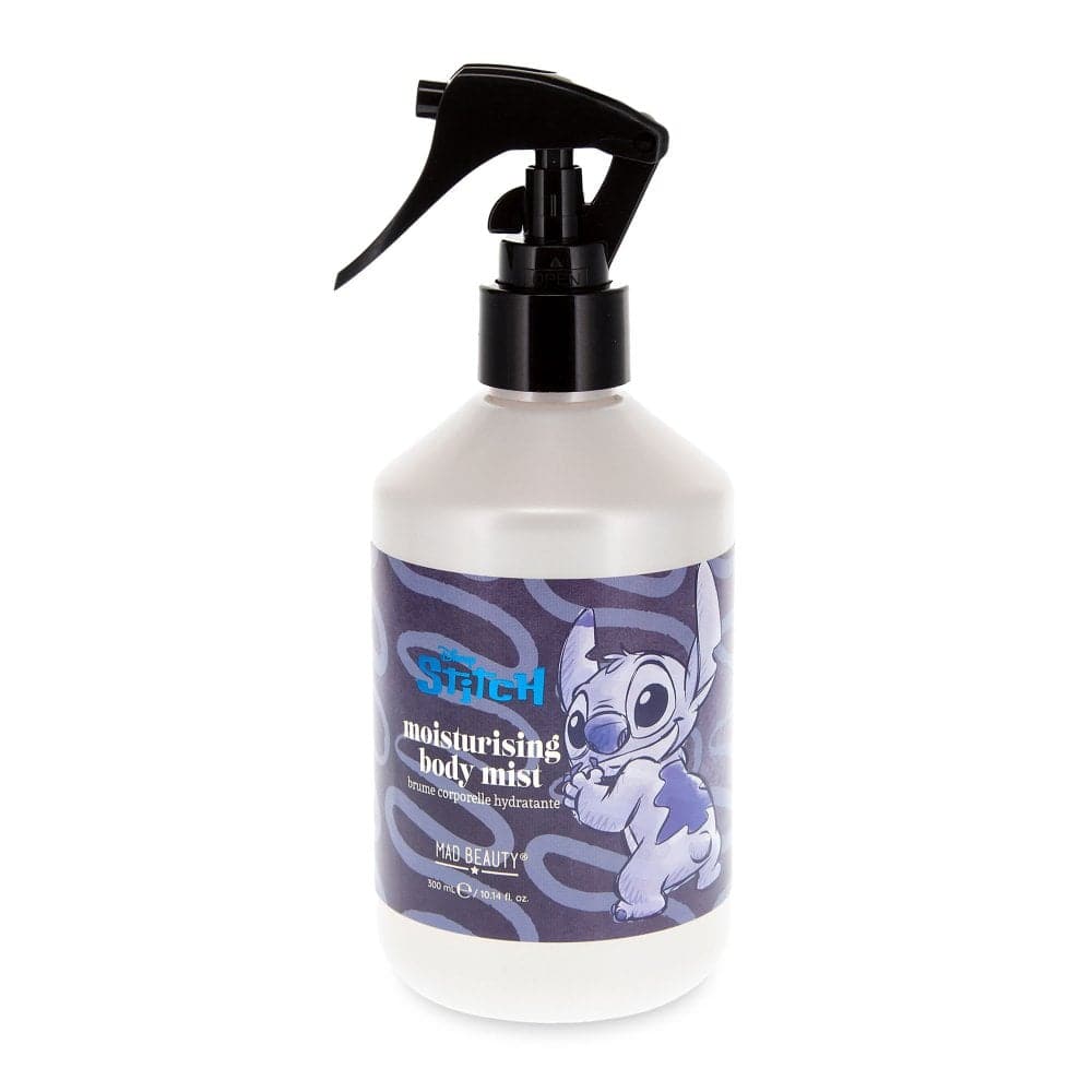 Shop Mad Beauty Disney Stitch Denim Moisturising Body Mist online at Spoiled Brat