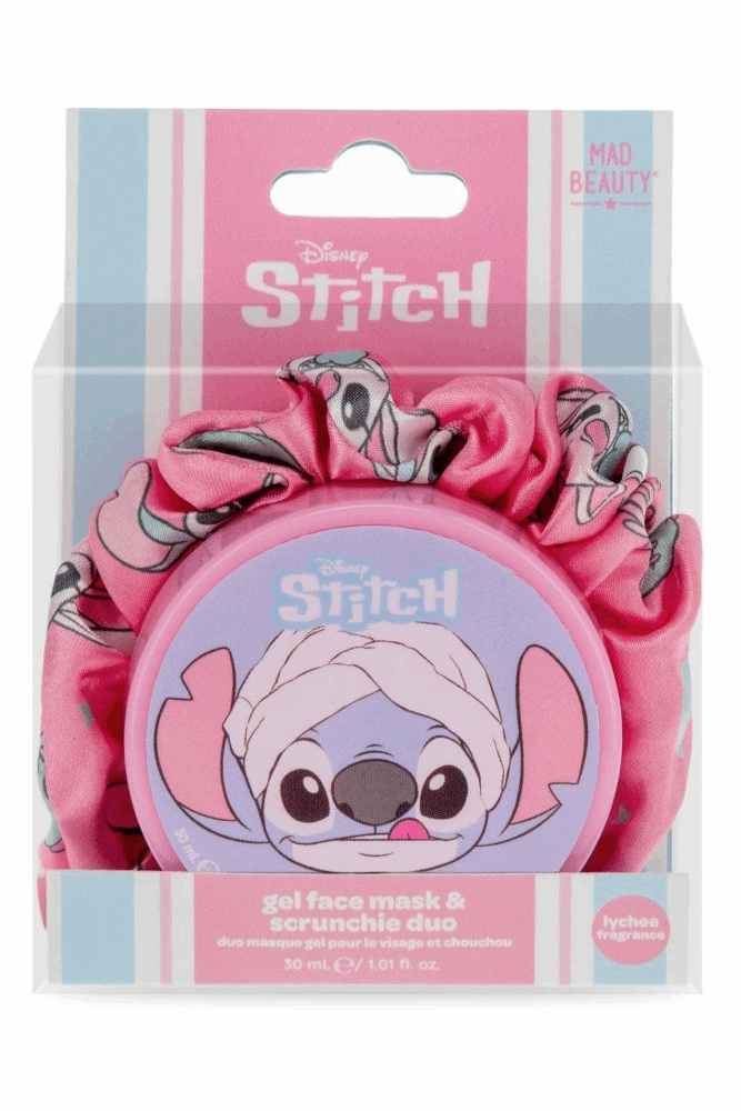 Disney Stitch Pamper Gel Face Mask & Scrunchie Duo