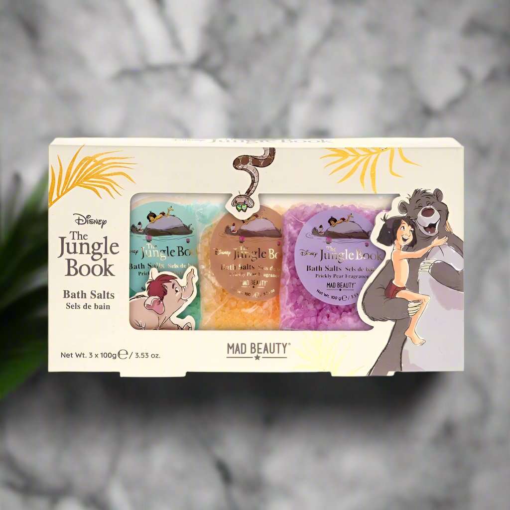 Disney The Jungle Book Bath Salt Trio Bubble Bath by Mad Beauty as seen on celebrities