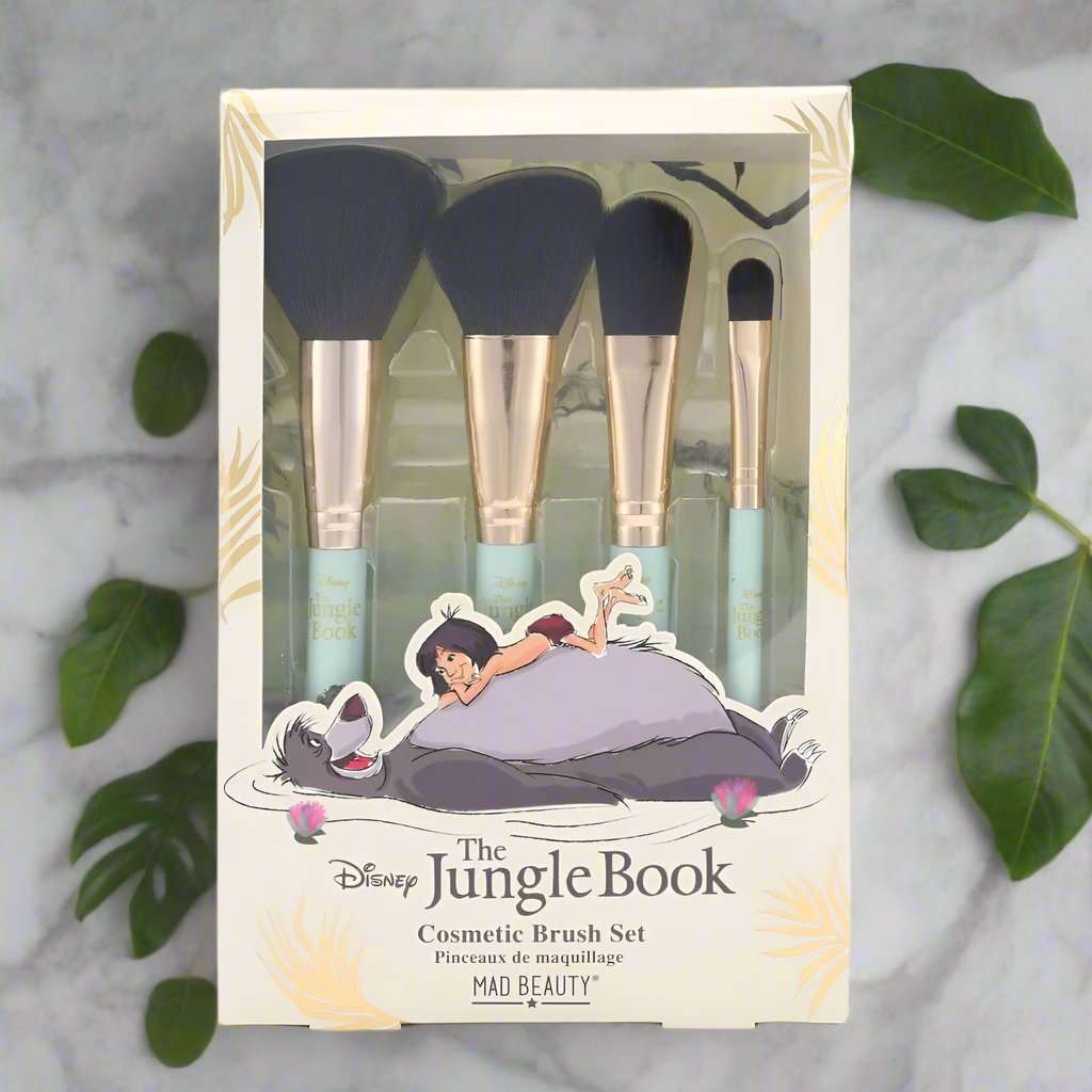 Disney The Jungle Book Cosmetic Brush Set Makeup Brushes by Mad Beauty as seen on celebrities