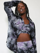 Electric & Rose Allegra Tie Dye Sports Bra Leggings by Electric and Rose as seen on celebrities