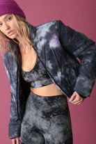 Electric & Rose Puffer Bomber Jacket as seen on Chloe Meadows Jacket by Electric and Rose as seen on celebrities