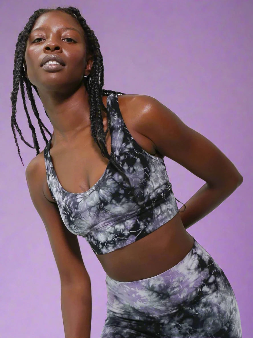 Shop Electric and Rose Electric & Rose Allegra Tie Dye Sports Bra online at Spoiled Brat