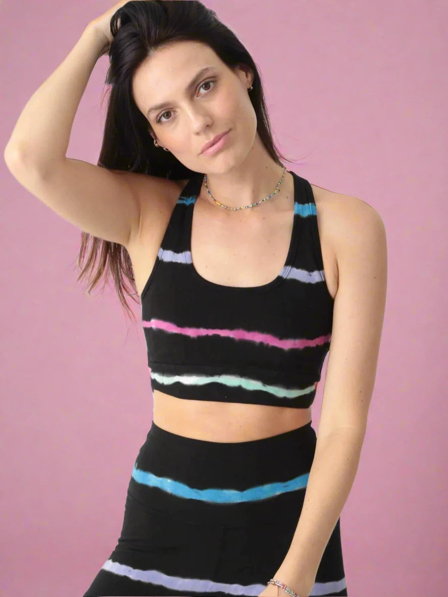 Shop Electric and Rose Electric & Rose Jacey Sports Bra Top as seen on Malin Andersson online at Spoiled Brat