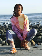 Electric and Rose Bhodi Patchwork Sweater Long Sleeved Top by Electric and Rose as seen on celebrities